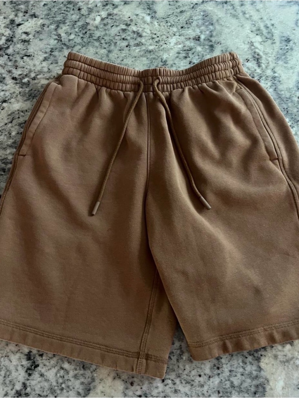 DSG Men's Chestnut Brown Athletic Drawstring Shorts